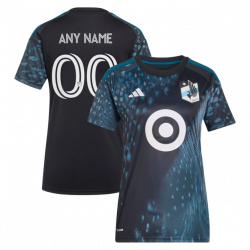 MNUFC Women's Custom Decade Replica Jersey Black