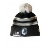 MNUFC Stripe Pom Knit - Black